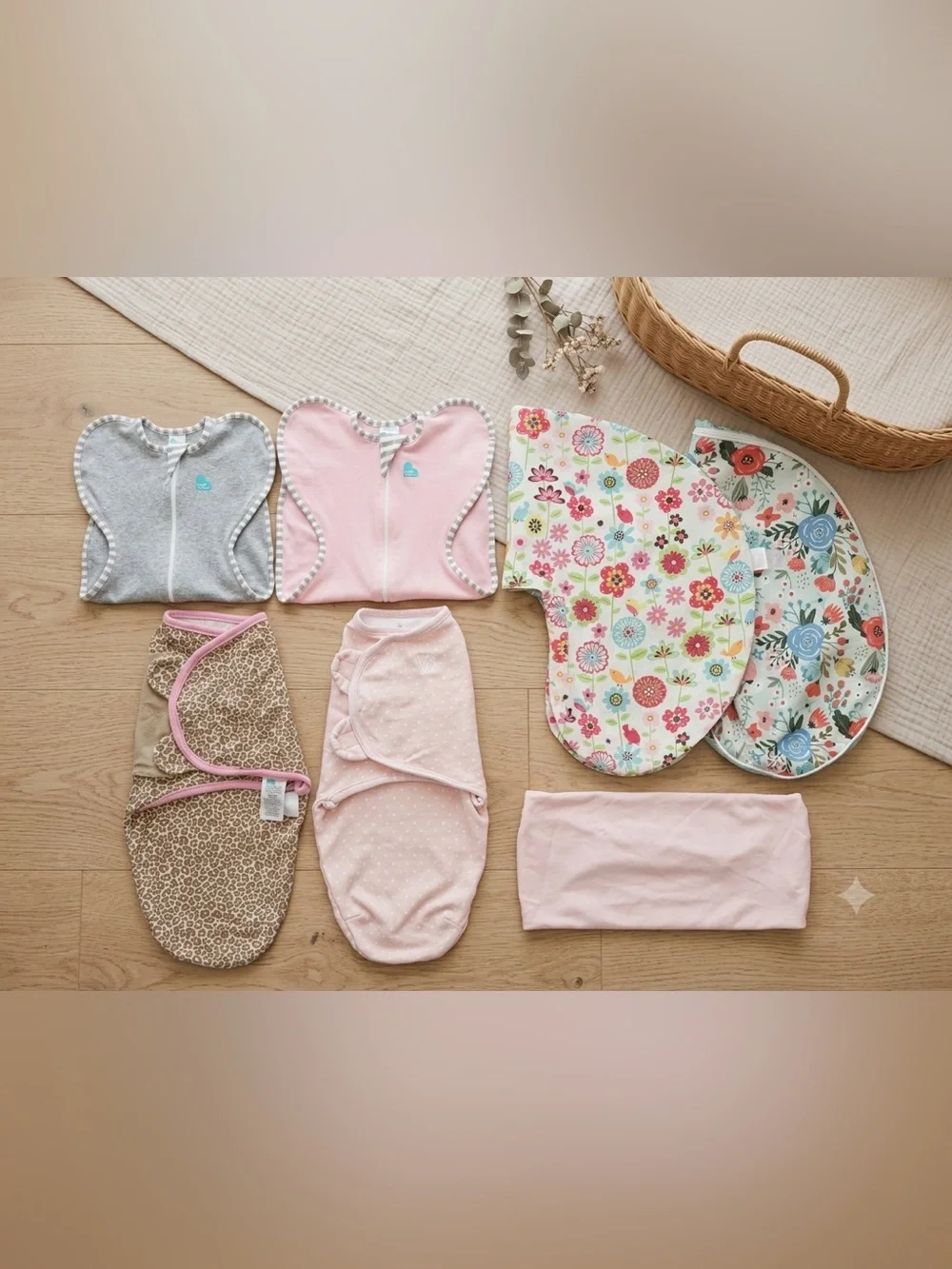 Baby Girl Sleep & Feeding Bundle (7 Pieces)